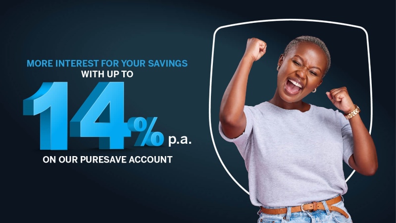 Stanbic PureSave 14% Interest