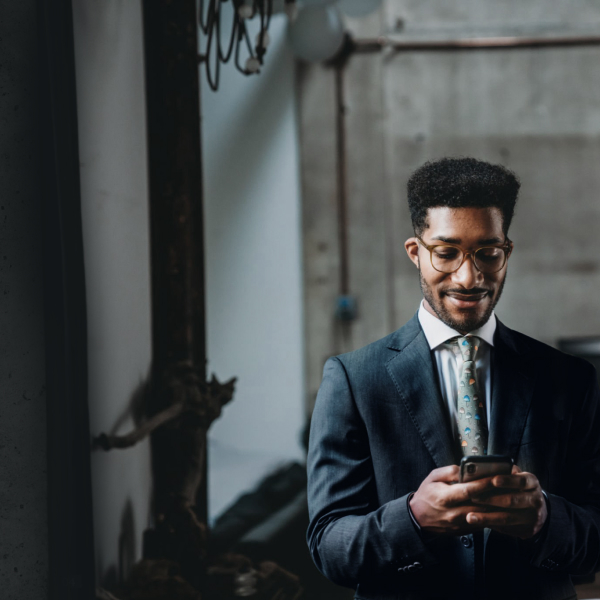 Guy on Phone - image for ImageWithTextLHV3